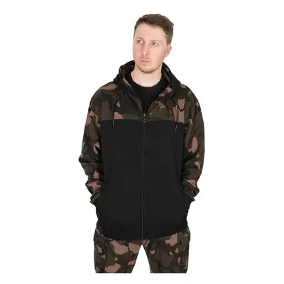 Fox Mikina LW Black Camo Split Zip Hoody