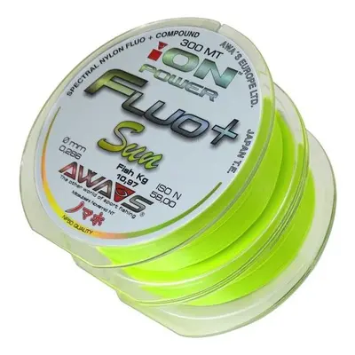 AWAS Vlasec Ion Power Fluo+ Sun 600m - 2x300m Nosnost: 12,35kg, Průměr: 0,309mm