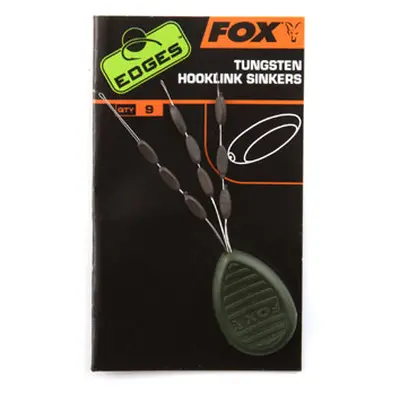 Fox Stopery Na Návazce Edges Tungsten Hooklink Sinkers 9ks