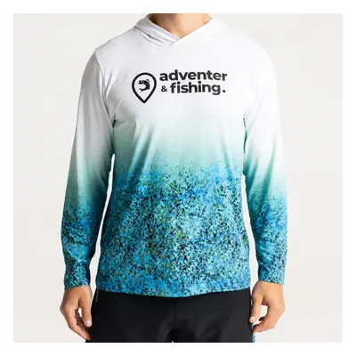 Adventer Fishing Funkční Hoodie UV Tričko Bluefin Trevally