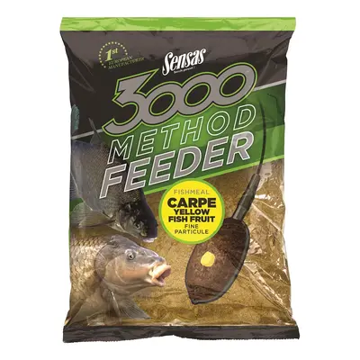 Sensas Krmení 3000 Method Feeder 1kg Hmotnost: 1kg, Příchuť: Carpe Yellow