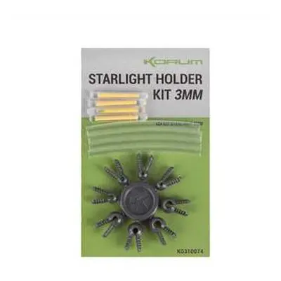 Korum Sada Chemických Světýlek a Adaptérů Starlight Holder Kit 3mm