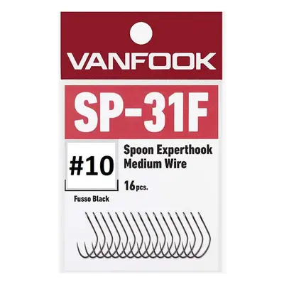 Vanfook Háčky SP-31F Spoon Experthook 16ks Počet kusů: 16ks, Velikost háčku: #10