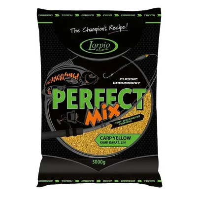 Lorpio Krmítková Směs Perfect mix 3kg Příchuť: Carp yellow