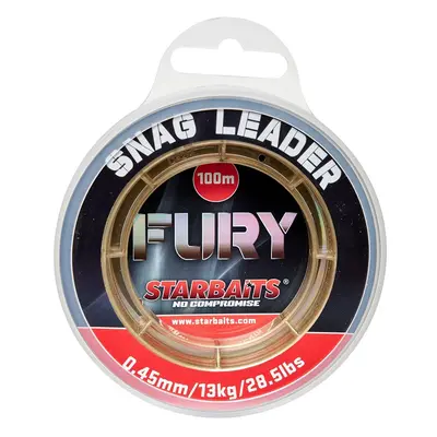 Starbaits Šokový Vlasec Fury Snag Leader Délka: 100 m, Nosnost: 13 kg, Průměr: 0,45mm