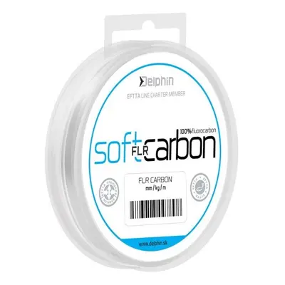 Delphin Fluorocarbon 100% Soft FLR Carbon Délka: 20m, Nosnost: 10,1kg, Průměr: 0,405mm