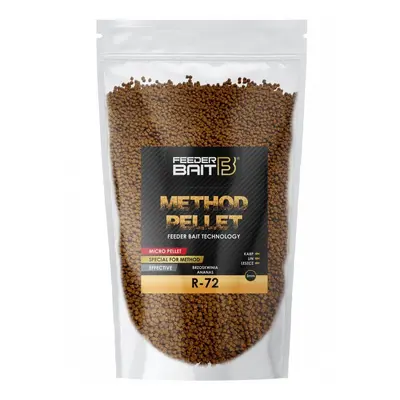 FeederBait Method Pellet 2mm 800g Průměr: 2mm, Příchuť: R72- Broskev/Ananas