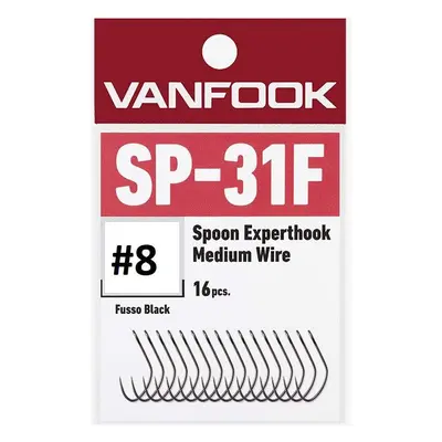 Vanfook Háčky SP-31F Spoon Experthook 16ks Počet kusů: 16ks, Velikost háčku: #8