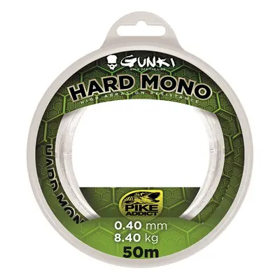 Gunki Vlasec Hard Mono 50m Nosnost: 17,2kg, Průměr: 0,60mm