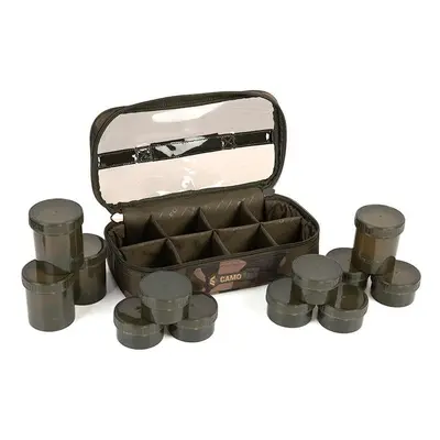 Fox Pouzdro Camolite 12 Pot Hookbait Case