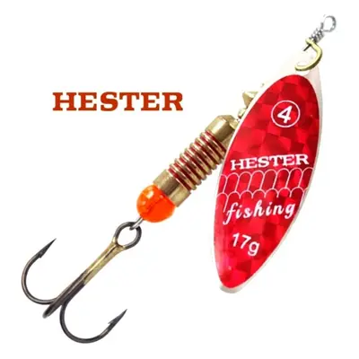 Hester Fishing Třpytka Willow Red Holo Scales Hmotnost: 5g, Velikost: 1