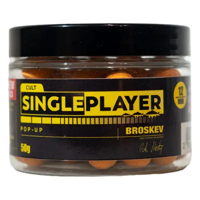 SinglePlayer Pop-up Boilies Broskev Hmotnost: 50g, Průměr: 16mm