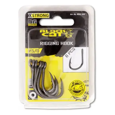 Black Cat Háčky S Protihrotem Rigging DG Coating - 6ks Varianta: Velikost 4/0