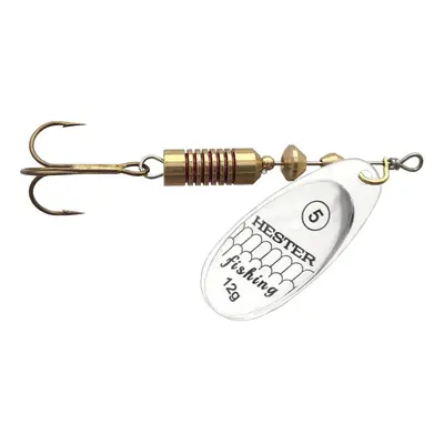 Hester Fishing Třpytka Silver Scales Hmotnost: 12g, Velikost: 5