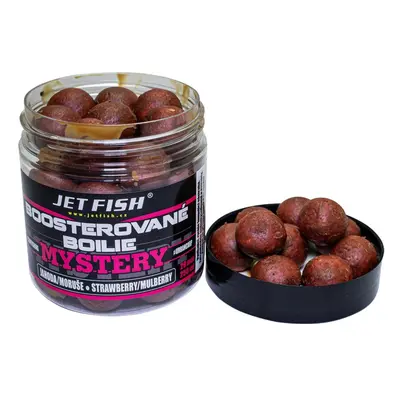 Jet Fish Boosterované Boilie Mystery Jahoda Moruše 250ml Průměr: 24mm, Objem: 250ml