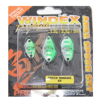 Rapture Set Plandavek Windex Area Trout Spoon Green Yamame 2-3cm 1,3-3g