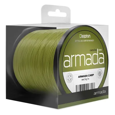 Delphin Vlasec Carp Armada Camo 600m Nosnost: 7,2kg, Průměr: 0,30mm