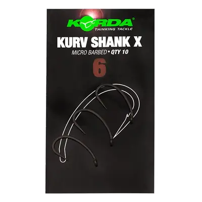 Korda Háčky Kurv Shank X Velikost háčku: #6