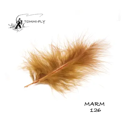 Tommi-Fly Peří Premium Marabou Hnědá