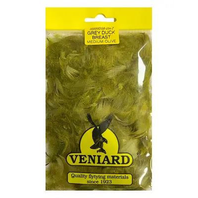 Veniard Peří z Divoké Kachny Mallard Duck Drake Round Breast Medium Olive 2g