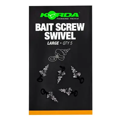 Korda Micro Ring Swivel Bait Šroub Velký 5ks