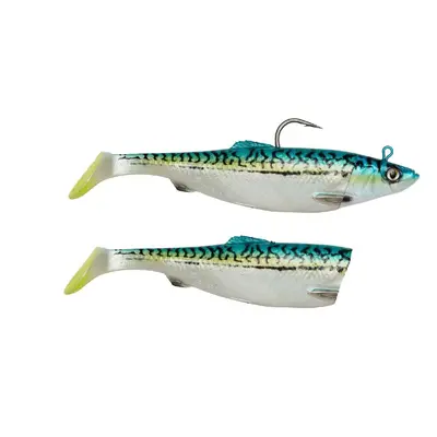 Savage Gear Nástraha 3D Herring Big Shad Sinking Green Mackerel Hmotnost: 300g, Počet kusů: 2+1k