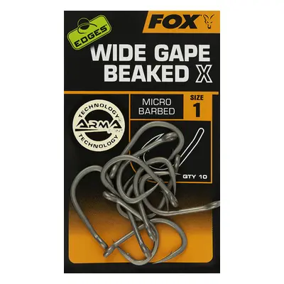 Fox Háčky Edges Wide Gape Beaked X Hooks 10ks Velikost háčku: #1