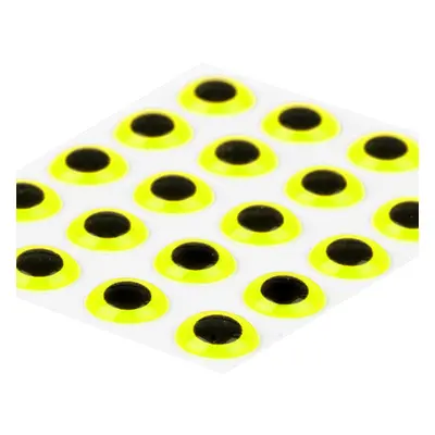 Sybai Epoxidové Oči 3D Epoxy Eyes Fluo Yellow Průměr: 4mm