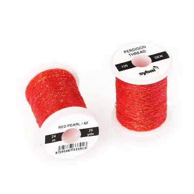 Sybai Lametka Perdigon Thread Red Pearl