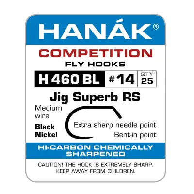 Hanák Competition Hanák Háčky H 460 BL Jig Superb Velikost háčku: #14