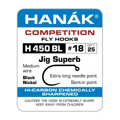 Hanák Competition Hanák Háčky H 450 BL Jig Superb Velikost háčku: #16