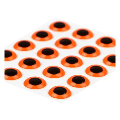 Sybai Epoxidové Oči 3D Epoxy Eyes Fluo Orange Průměr: 7mm