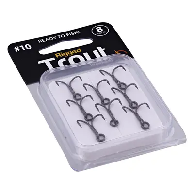 Westin Trojháček Rigged Trout Treble Hooks Black 8ks Počet kusů: 8ks, Velikost háčku: #8