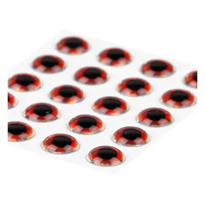 Sybai Epoxidové Oči 3D Epoxy Eyes Holographic Red Průměr: 3mm