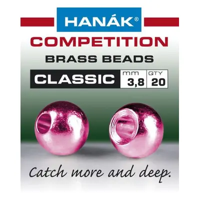 Hanák Competition Hanák Klasické Mosazné Hlavičky Metallic Růžové Průměr: 3,2mm