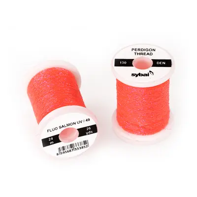 Sybai Lametka Perdigon Thread Fluo Salmon UV