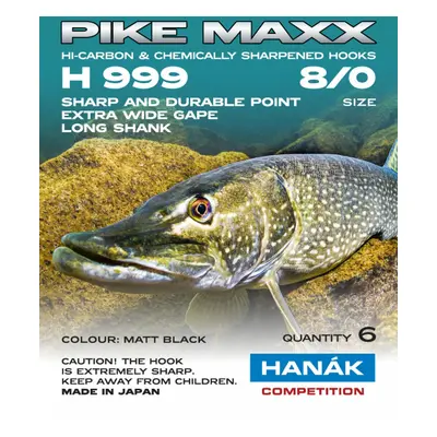 Hanák Competition Hanák Háčky Hp 999 Pike Maxx Velikost háčku: #8/0