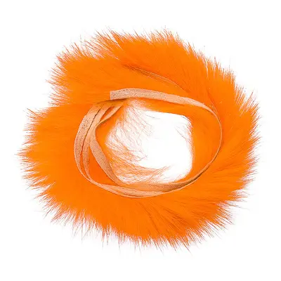 Hends Proužky Králičí Kůže Zonker Strips Rabbit 4mm Orange Fluo