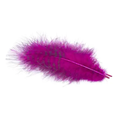 Hends Peří Grizzly Marabou Violet Black Barred