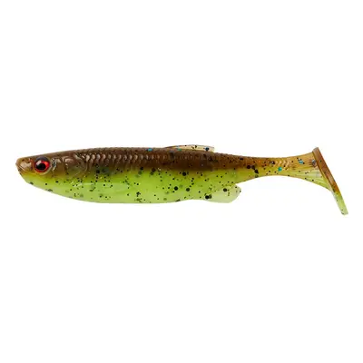 Savage Gear Gumová Nástraha Fat Minnow T Tail Bulk Chartreuse Pumpkin Délka: 9cm, Hmotnost: 7g