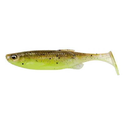 Savage Gear Gumová Nástraha Fat Minnow T Tail Bulk Green Pearl Yellow Délka: 9cm, Hmotnost: 7g