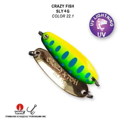 Crazy Fish Plandavka SLY Barva č. 22.1 Hmotnost: 4g