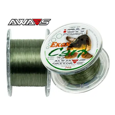 AWAS Vlasec Ion Power Ekon Carp 1200m Nosnost: 11,95kg, Průměr: 0,309mm