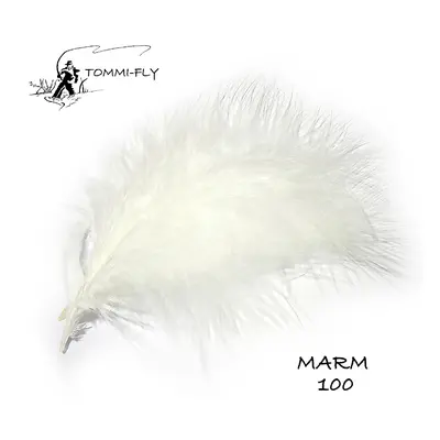 Tommi-Fly Peří Premium Marabou Bílá