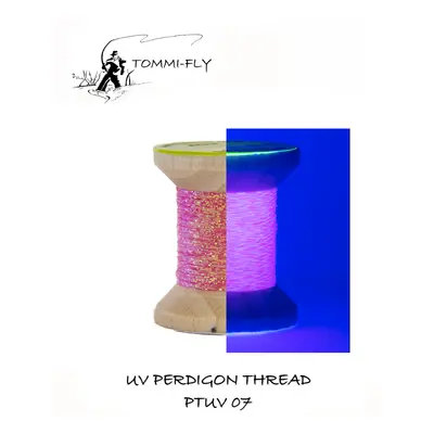 Tommi-Fly Nit UV Perdigon Thread Hot Orange