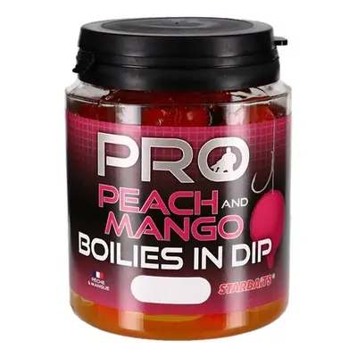 Starbaits Boilies In Dip Probiotic Peach Mango 150g Hmotnost: 150g, Průměr: 20mm