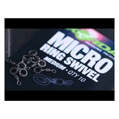 Korda Obratlík Micro Ring Swivel 10 Ks Varianta: Medium