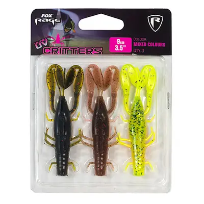 Fox Rage Gumová Nástraha Ultra UV Critters Mixed Colours 3ks Délka: 7cm