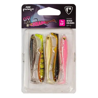 Fox Rage Gumová Nástraha Slick Shad Mixed Colour 5ks Délka: 9cm