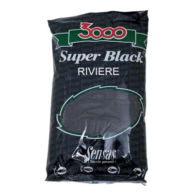 Sensas Krmení 3000 Super Black (Řeka-černý) 1kg